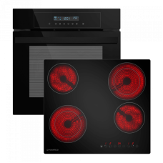 Комплект Maunfeld_ Bergen Духовой шкаф AEOD6063B Варочная панель AVCE594D2BK