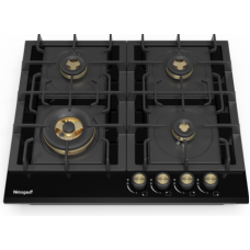 Газовая панель Weissgauff HGG 641 BV Volcano Burner Nano Glass 433 644