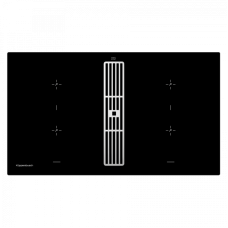 Индукционная варочная панель с вытяжкой Kuppersbusch KMI 9850.0 SR Silver Chrome