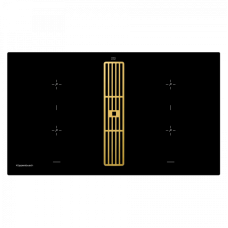 Индукционная варочная панель с вытяжкой Kuppersbusch KMI 9850.0 SR Gold
