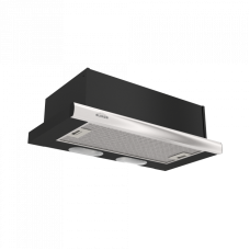 Кухонная вытяжка Elikor Интегра 60П-400-В2Л черный/нержавеющая сталь