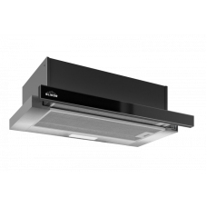 Кухонная вытяжка Elikor Интегра GLASS 60Н-400-В2Д нержавеющая сталь/черный
