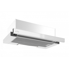 Кухонная вытяжка Elikor_ Интегра GLASS 60П-400-В2Л белый/белый