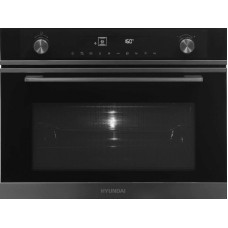 Электрический духовой шкаф Hyundai HMEO 6540 DX черный/графитовый