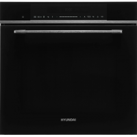 Электрический духовой шкаф Hyundai HMEO 6780 DX черное стекло/серебристый