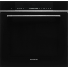 Электрический духовой шкаф Hyundai HMEO 6780 DX черное стекло/серебристый